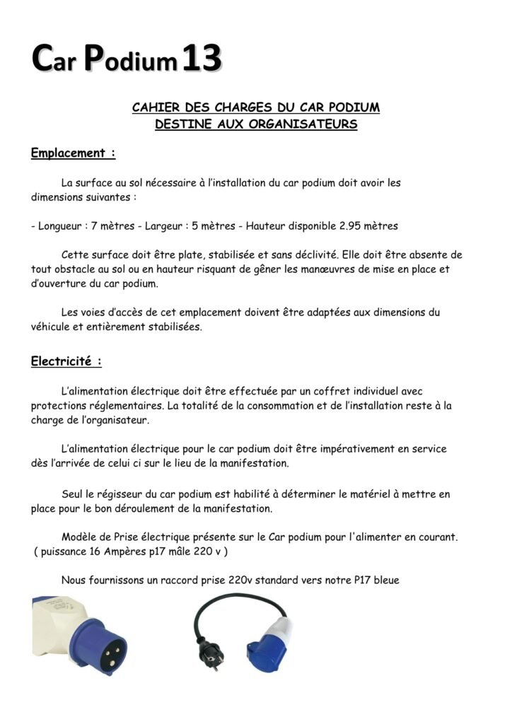 cahier des charges 1